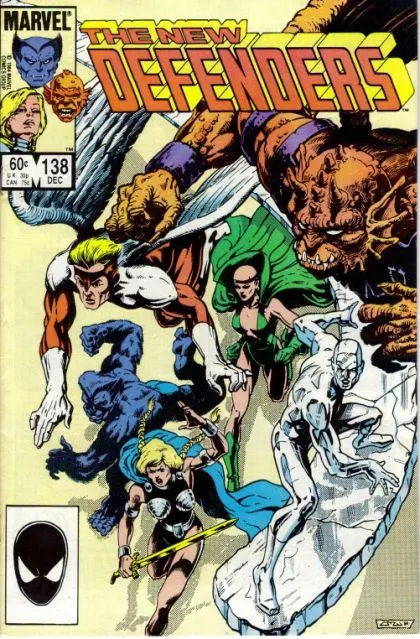 The Defenders, Vol. 1 #138 Direct Edition comic book cover, 1984