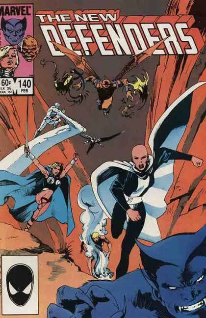 The Defenders, Vol. 1 #140 Direct Edition comic book cover, 1985