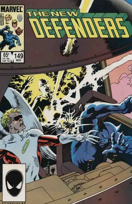 The Defenders, Vol. 1 #149 Direct Edition comic book cover, 1985