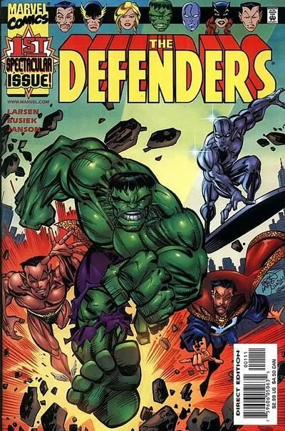 The Defenders, Vol. 2 #1 comic book cover, 2001
