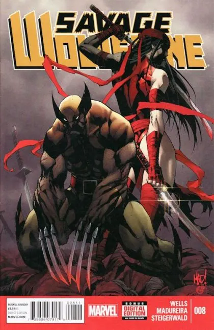 Savage Wolverine #8 Direct Edition comic book cover, 2013