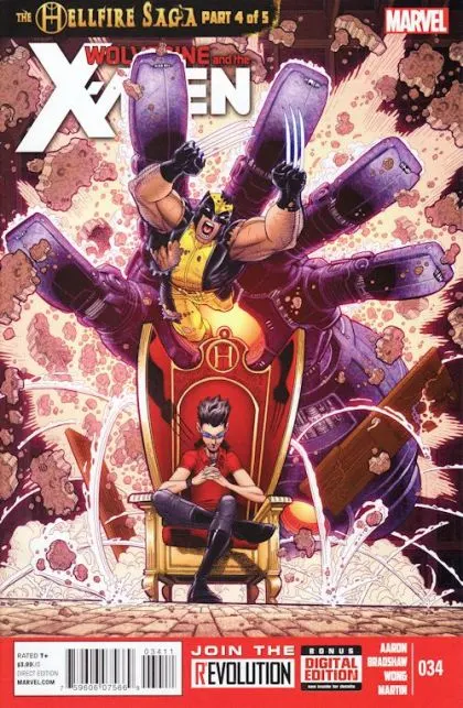 Wolverine & the X-Men, Vol. 1 #34 comic book cover, 2013
