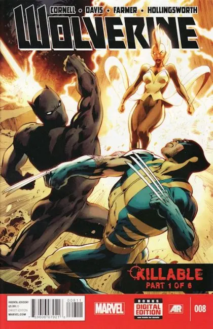 Wolverine, Vol. 5 #8 Alan Davis Regular comic book cover, 2013
