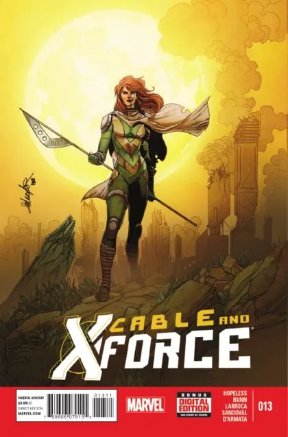 Cable and X-Force #13 comic book cover, 2013