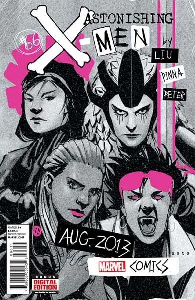 Astonishing X-Men, Vol. 3 #66 Direct Edition comic book cover, 2013