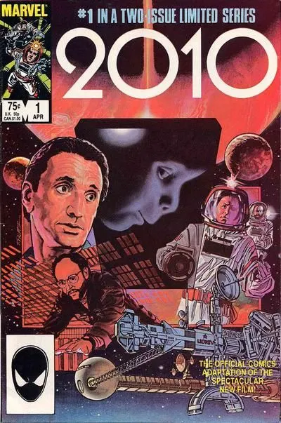 2010 #1 Newsstand Edition comic book cover, 1984