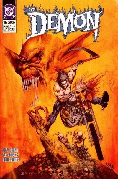 The Demon, Vol. 3 #12 comic book cover, 1991