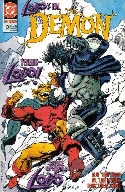 The Demon, Vol. 3 #13 comic book cover, 1991