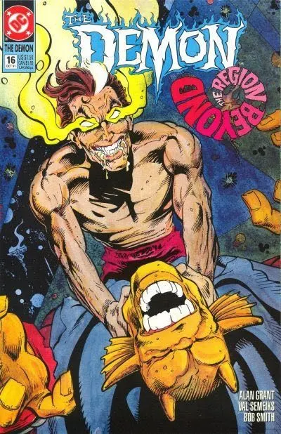 The Demon, Vol. 3 #16 comic book cover, 1991