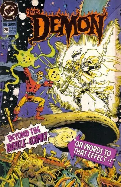 The Demon, Vol. 3 #20 comic book cover, 1992