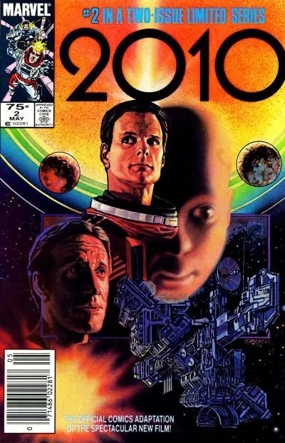2010 #2 Newsstand Edition comic book cover, 1984