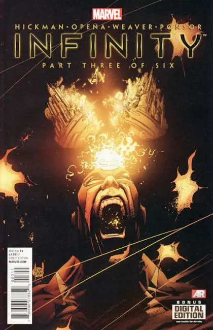 Infinity #3 Regular Adam Kubert Cover comic book cover, 2013