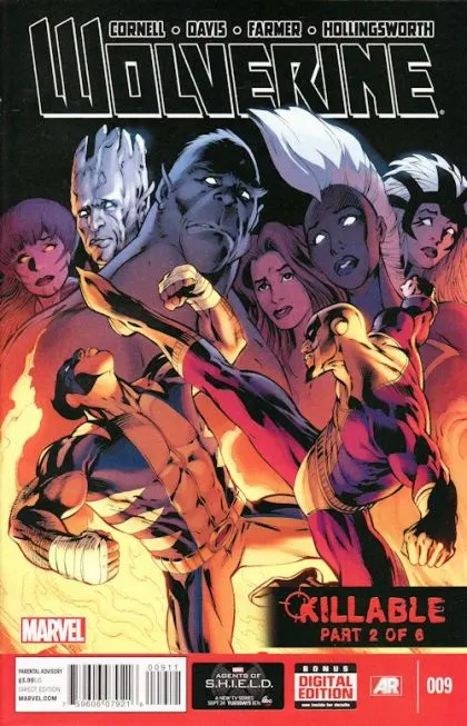 Wolverine, Vol. 5 #9 comic book cover, 2013
