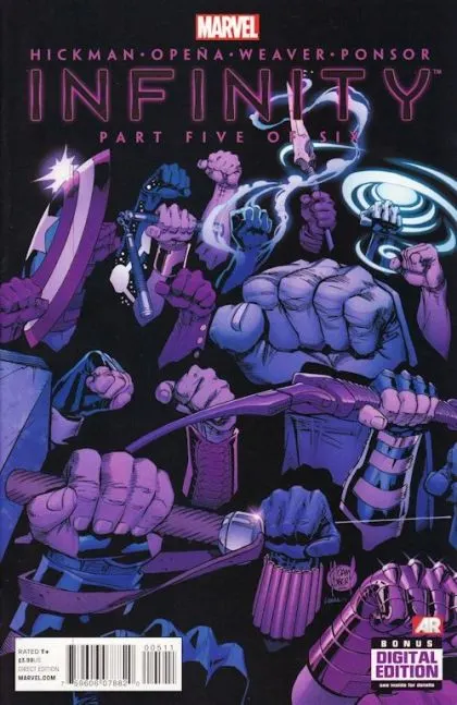 Infinity #5 Regular Adam Kubert Cover comic book cover, 2013