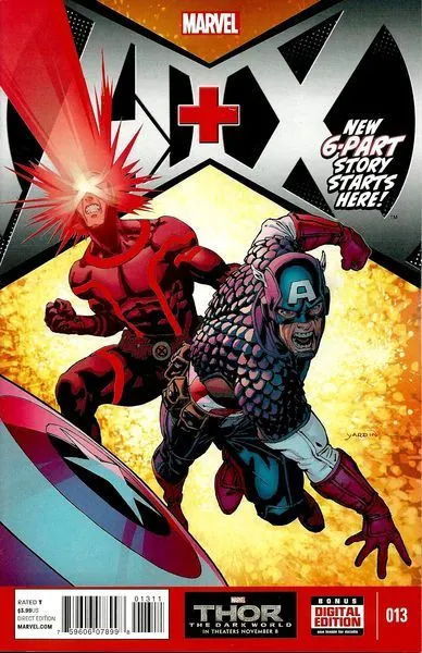 A+X #13 comic book cover, 2013
