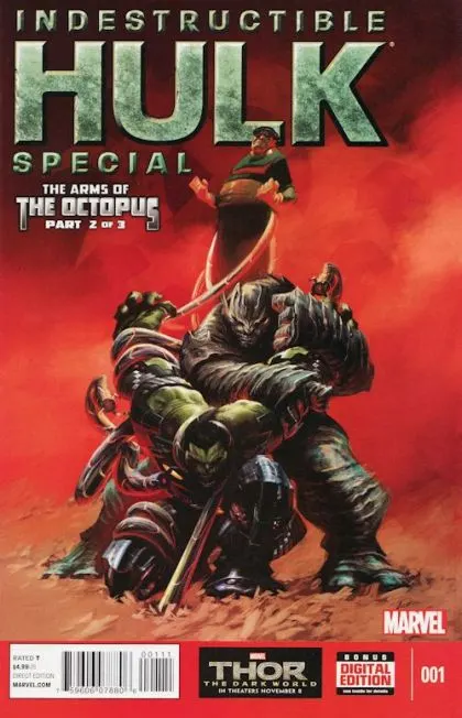 Indestructible Hulk Special #1 Regular Alexander Lozano Cover comic book cover, 2013