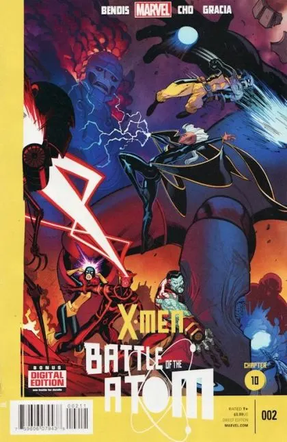 X-Men: Battle of the Atom #2 Regular Ed McGuinness Cover comic book cover, 2013