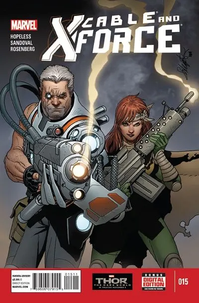 Cable and X-Force #15 Salvador Larroca Regular comic book cover, 2013