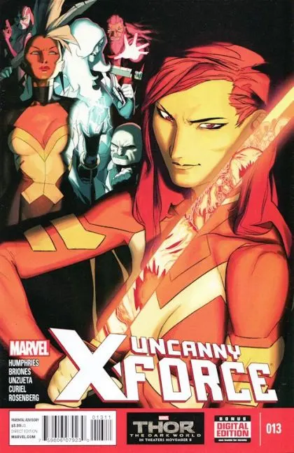 Uncanny X-Force, Vol. 2 #13 comic book cover, 2013