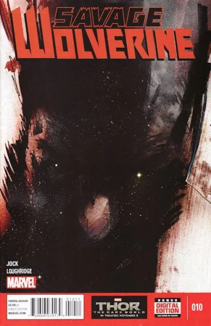 Savage Wolverine #10 Direct Edition comic book cover, 2013