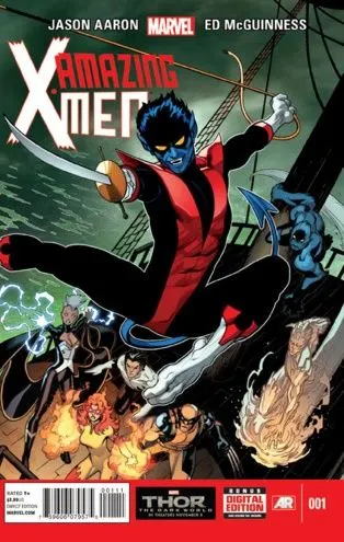 Amazing X-Men, Vol. 2 #1 Regular Ed McGuinness Wraparound Cover comic book cover, 2014