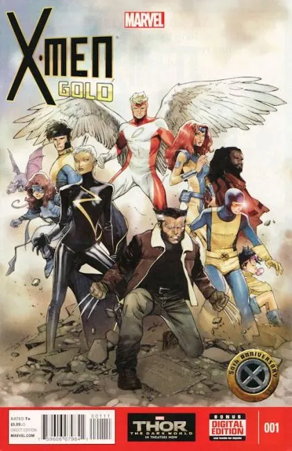 X-Men: Gold, Vol. 1 #1 Olivier Coipel Regular comic book cover, 2014
