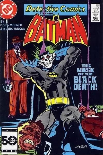 Detective Comics, Vol. 1 #553 Direct Edition comic book cover, 1985