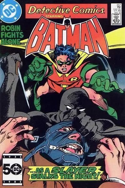 Detective Comics, Vol. 1 #557 Direct Edition comic book cover, 1985