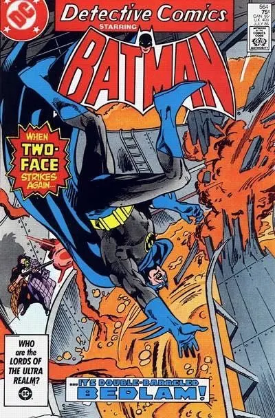 Detective Comics, Vol. 1 #564 Direct Edition comic book cover, 1986