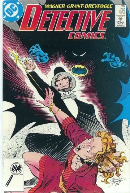 Detective Comics, Vol. 1 #592 Direct Edition comic book cover, 1988