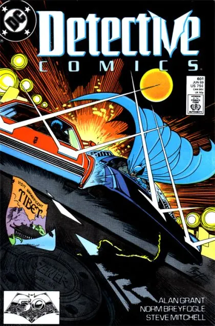 Detective Comics, Vol. 1 #601 Direct Edition comic book cover, 1989