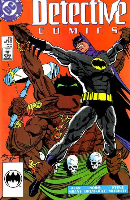 Detective Comics, Vol. 1 #602 Direct Edition comic book cover, 1989
