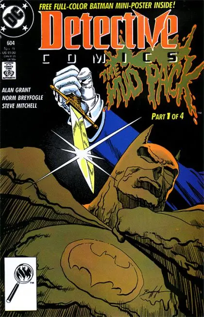 Detective Comics, Vol. 1 #604 Direct Edition comic book cover, 1989