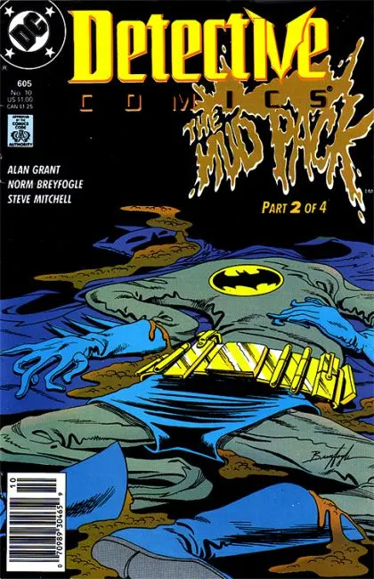 Detective Comics, Vol. 1 #605 Newsstand Edition comic book cover, 1989