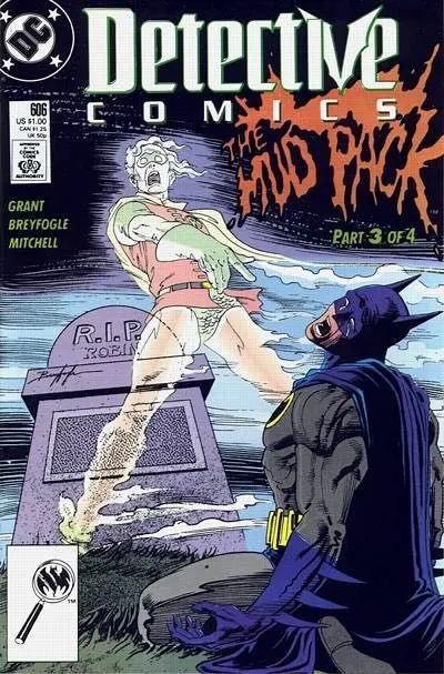 Detective Comics, Vol. 1 #606 Direct Edition comic book cover, 1989