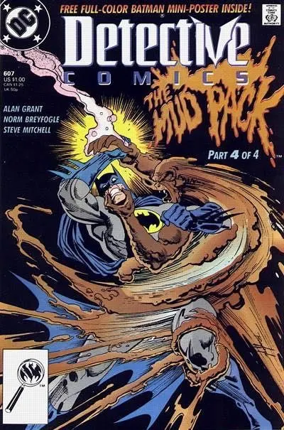 Detective Comics, Vol. 1 #607 Direct Edition comic book cover, 1989
