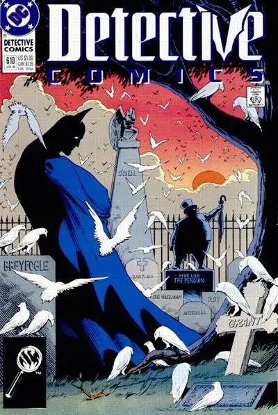 Detective Comics, Vol. 1 #610 Direct Edition comic book cover, 1990