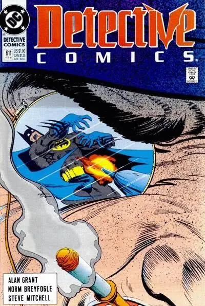 Detective Comics, Vol. 1 #611 Direct Edition comic book cover, 1990
