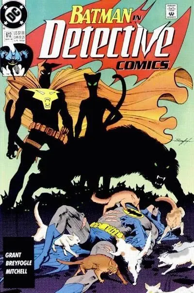Detective Comics, Vol. 1 #612 Direct Edition comic book cover, 1990
