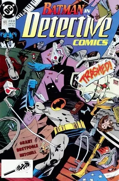 Detective Comics, Vol. 1 #613 Direct Edition comic book cover, 1990
