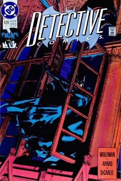 Detective Comics, Vol. 1 #628 Direct Edition comic book cover, 1991