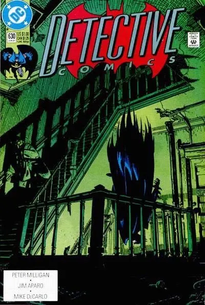 Detective Comics, Vol. 1 #630 Direct Edition comic book cover, 1991