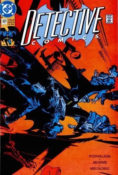 Detective Comics, Vol. 1 #631 Direct Edition comic book cover, 1991