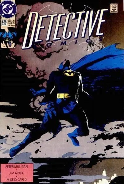 Detective Comics, Vol. 1 #638 Direct Edition comic book cover, 1991