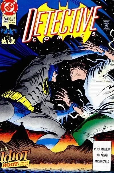 Detective Comics, Vol. 1 #640 Direct Edition comic book cover, 1992