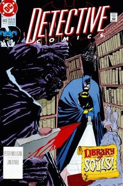 Detective Comics, Vol. 1 #643 Direct Edition comic book cover, 1992