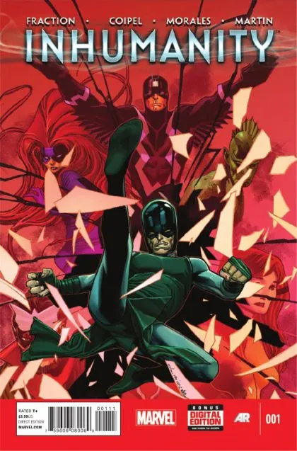 Inhumanity #1 Regular Olivier Coipel Cover comic book cover, 2014