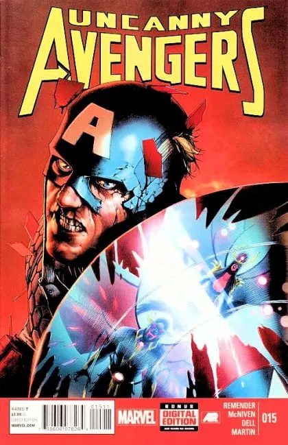 Uncanny Avengers, Vol. 1 #15 comic book cover, 2014