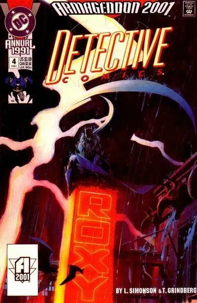 Detective Comics Annual, Vol. 1 #4 Direct Edition comic book cover, 1991