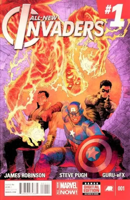 All-New Invaders #1 Mukesh Singh Regular Cover comic book cover, 2014